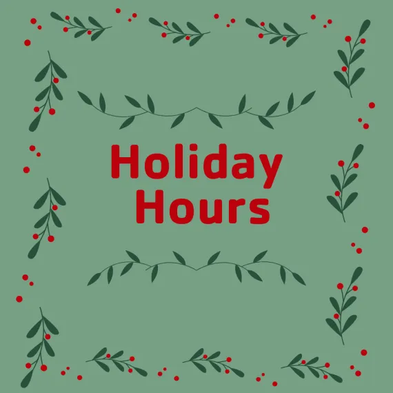Holiday Hours